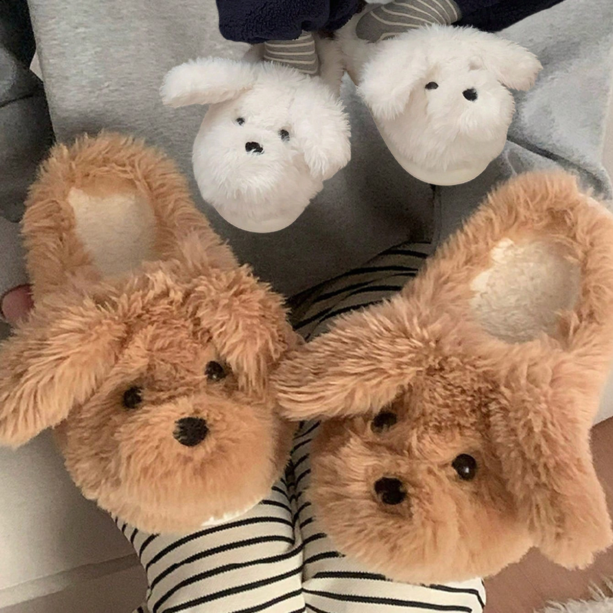 Women'S Shoes Toms - Women House Fur Slippers Casual Cute