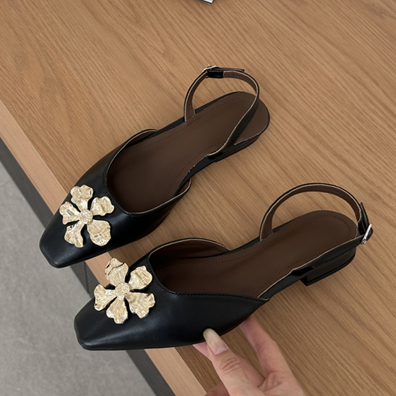 Aneikeh Golden Fashion Flower  - Women Shoes Sandals avis et prix