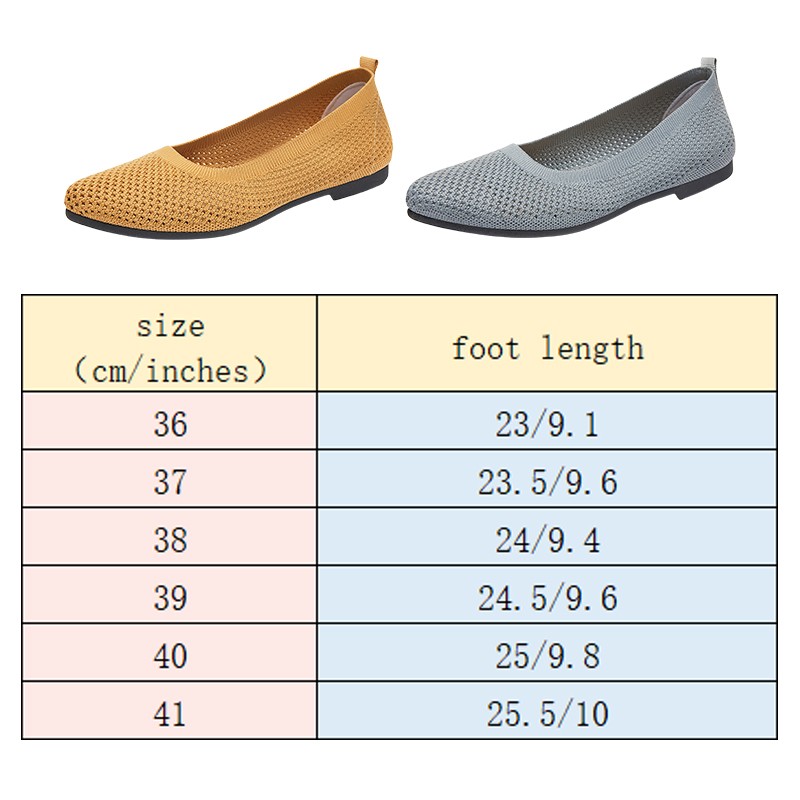 Women Flat Shoes Knitted Loafe - Ballet Flat Women avis et prix