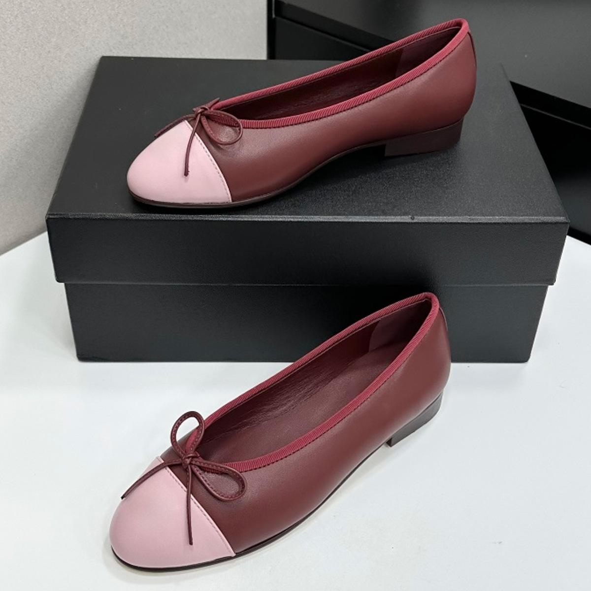 2026 Women's Two-Tone Cap-Toe  - Slingback Pumps Women avis et prix