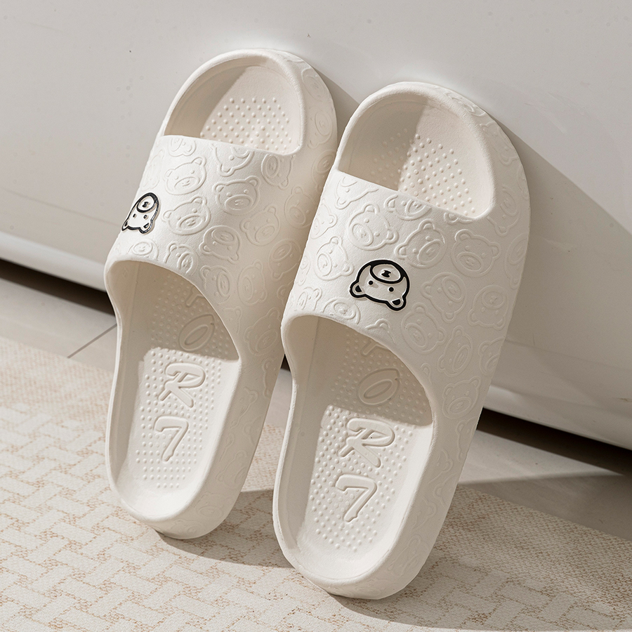 Printting Cute Bear Women Slip - Women Shoes Size To Men avis et prix