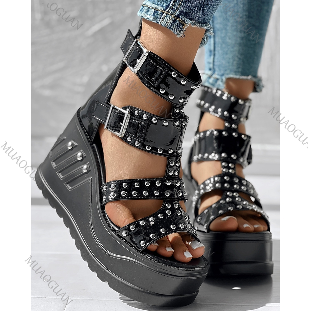 Fashion Women Peep Toe Black S - Women'S Shoes Peep Toe avis et prix