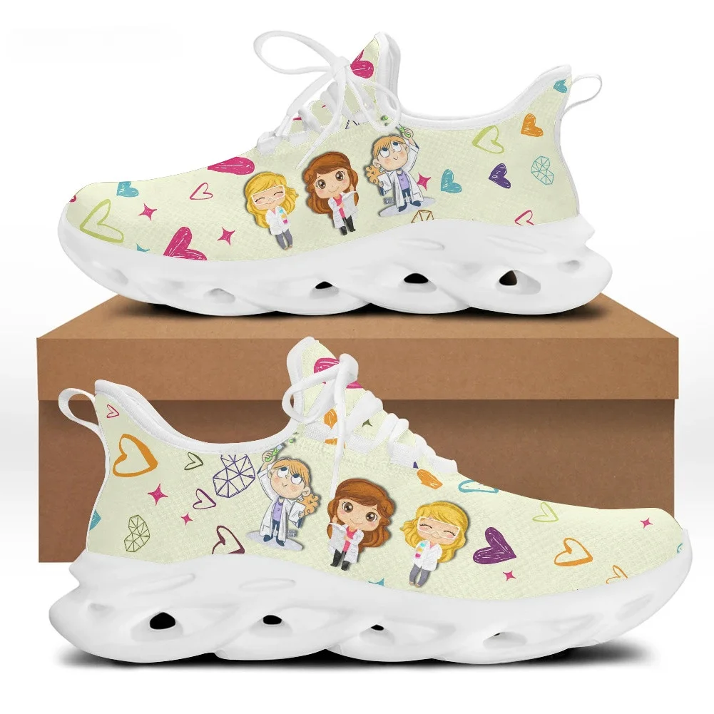 Cute Cartoon Doctor Nurse Shoe - Mesh Sneaker Women avis et prix