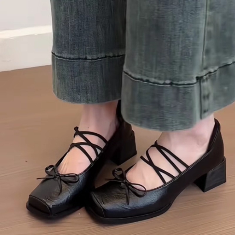 Single Shoes Fashion New Squar - Women'S Shoes In Size 12 avis et prix
