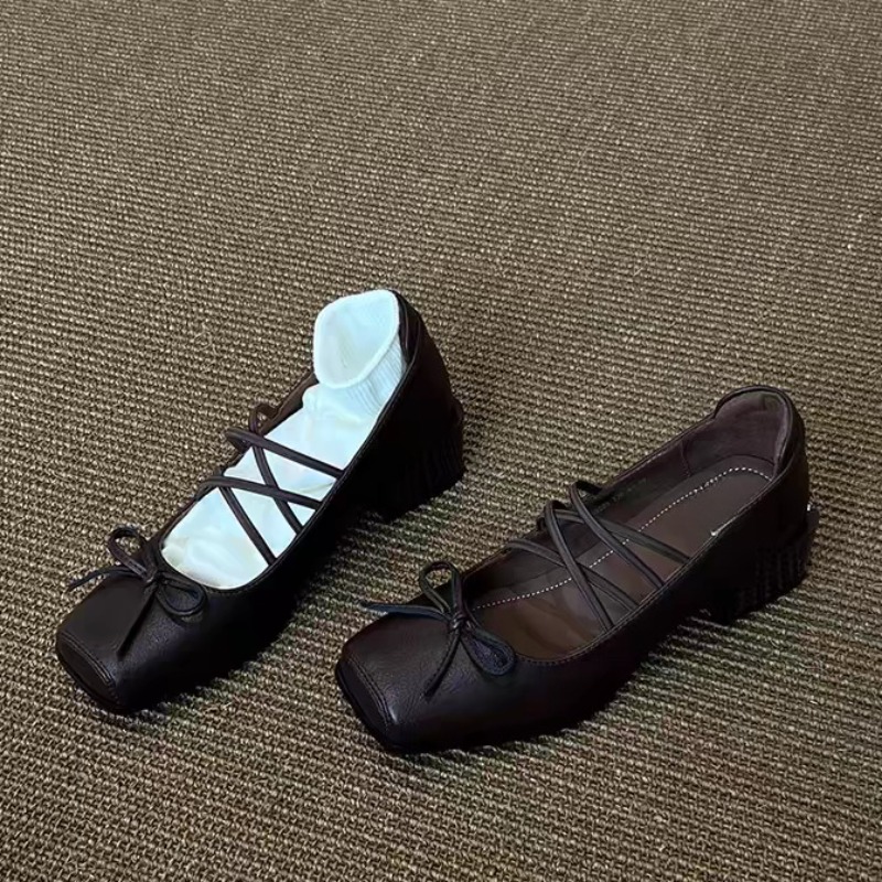 Single Shoes Fashion New Squar - Women'S Shoes In Size 12 avis et prix