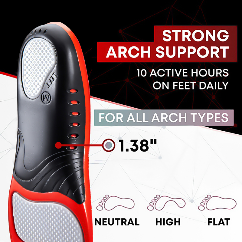 Premium Silicone Gel Insoles f - Women'S Shoes With Plantar Fasciitis avis et prix
