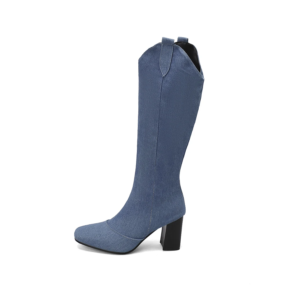 New Winter Black Blue Women Kn - Women'S Shoes In Size 12 avis et prix