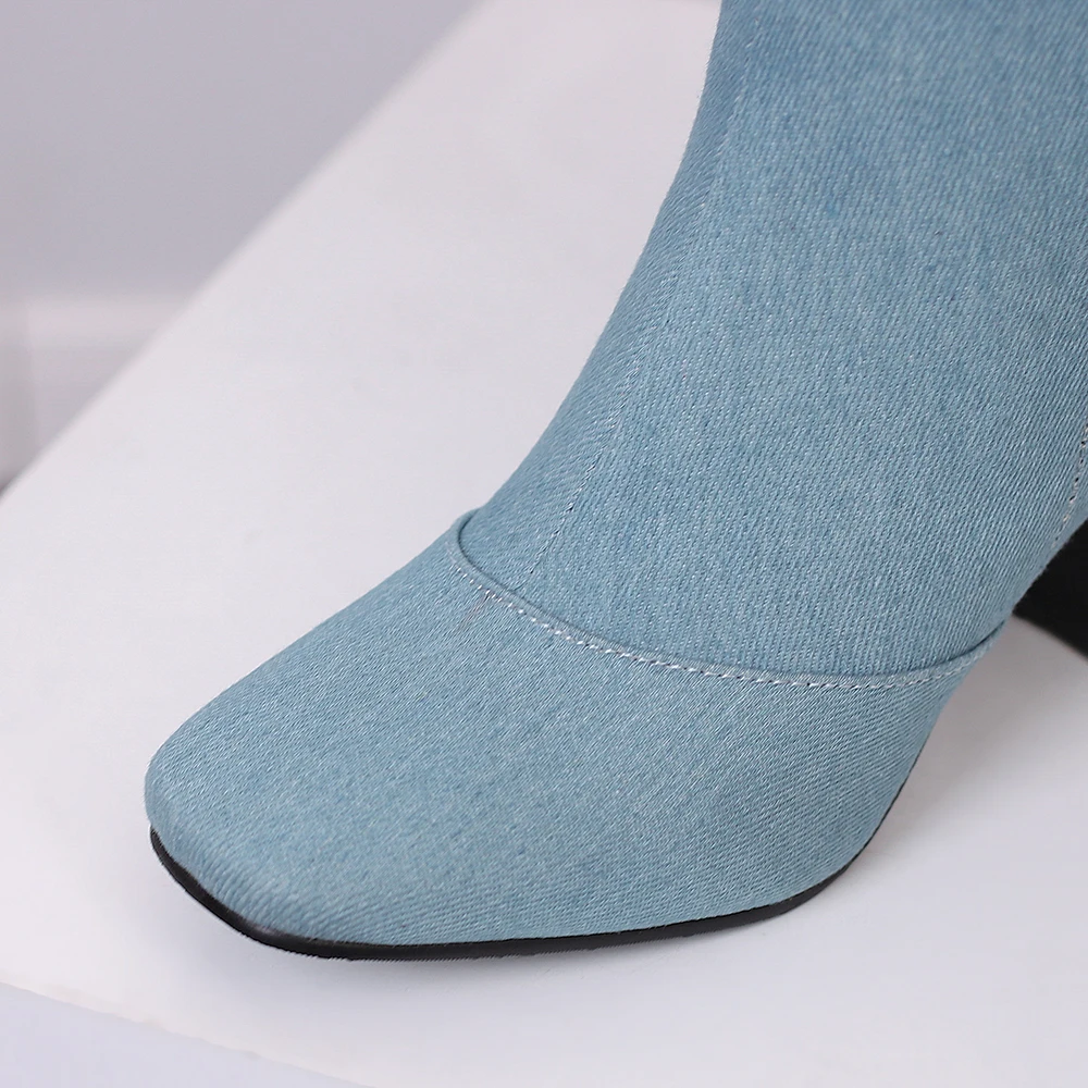 New Winter Black Blue Women Kn - Women'S Shoes In Size 12 avis et prix