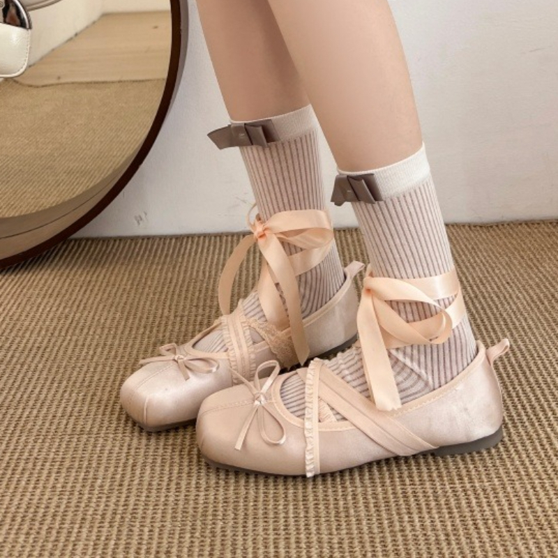 New Spring Comfortable Lace-up - Ballet Flat Women avis et prix