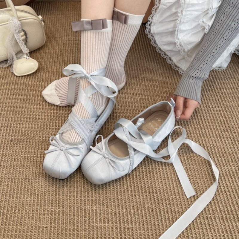 New Spring Comfortable Lace-up - Ballet Flat Women avis et prix