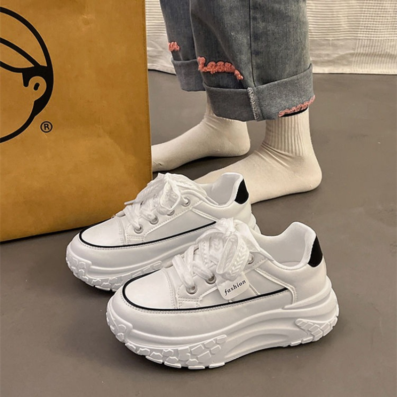 Trendy White Dad Shoes Lightwe - Mesh Sneaker Women avis et prix