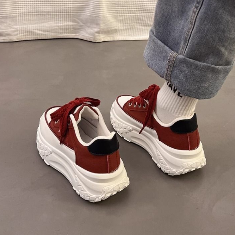 Trendy White Dad Shoes Lightwe - Mesh Sneaker Women avis et prix
