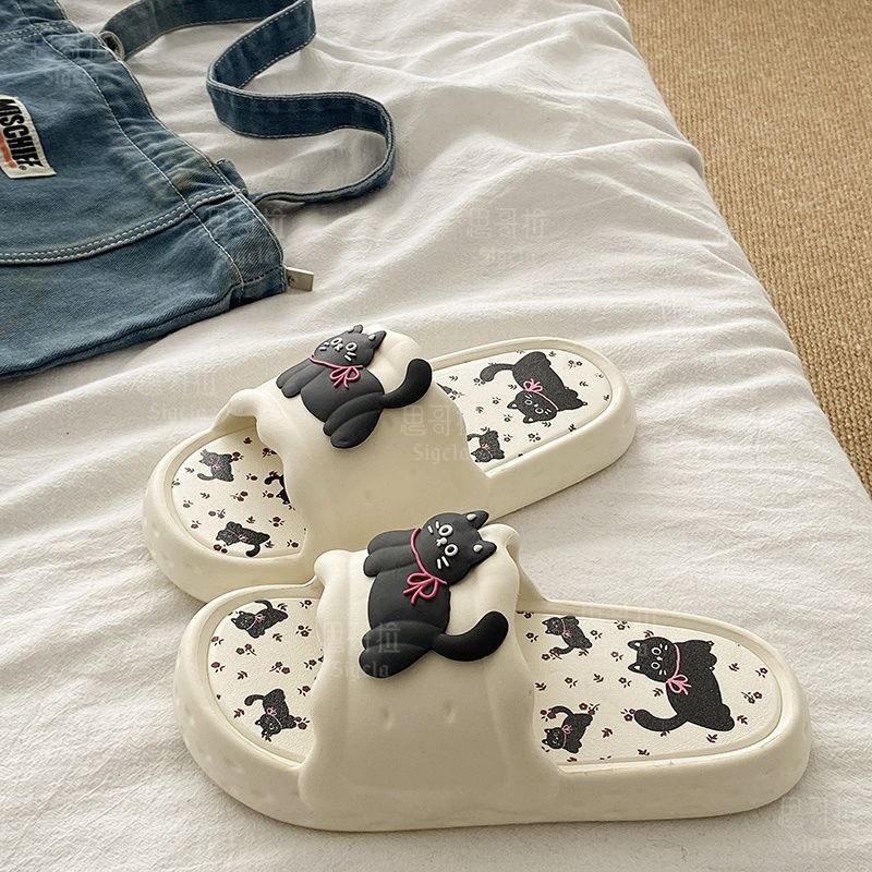 Printting Cute Bear Women Slip - Women Shoes Size To Men avis et prix