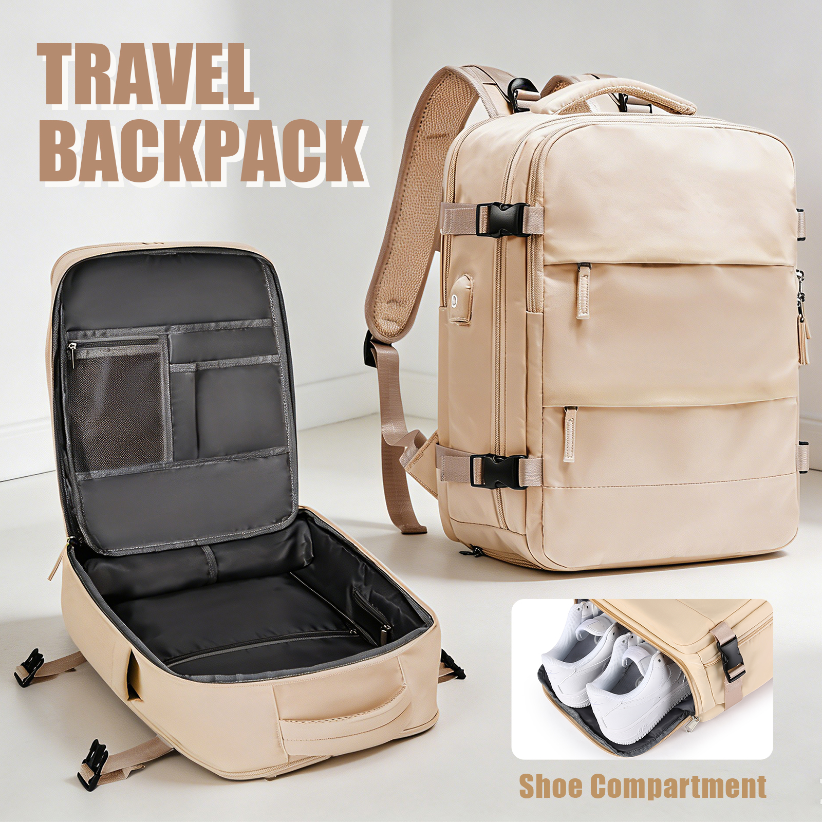Large Travel Backpack for Men  - Women'S Shoes Large avis et prix