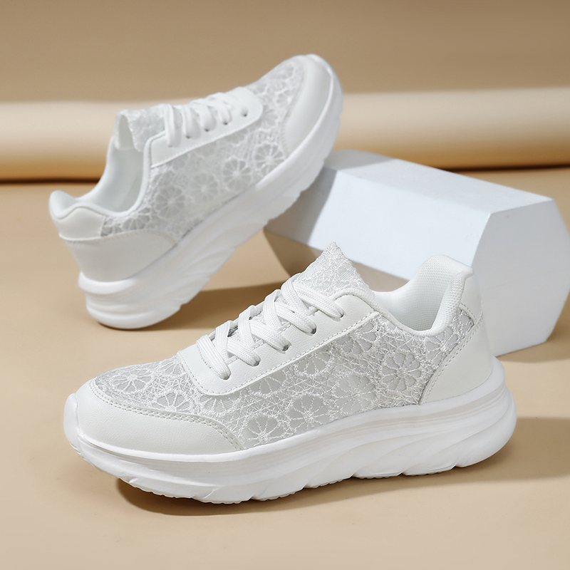 Woman White shoes print sneake - Mesh Sneaker Women avis et prix