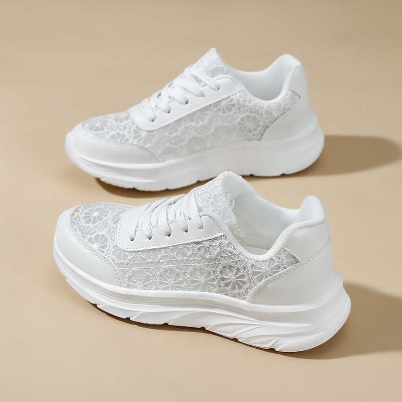 Woman White shoes print sneake - Mesh Sneaker Women avis et prix